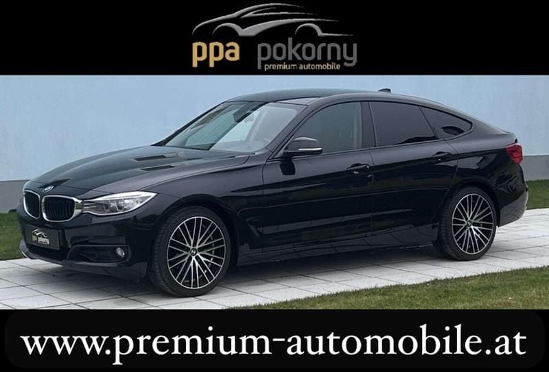 Schwarz Gebraucht 2015 BMW 318 Gran Turismo Advantage Limousine | € 12.990 - Bild 1/4