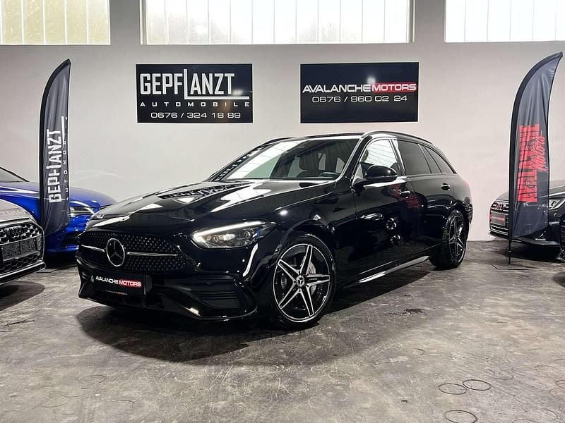 Gebraucht Mercedes C220 AMG line 200 PS (147 kW) 2022 Schwarz Kombi