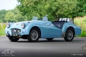 Blau Gebraucht 1957 Triumph TR3 Cabrio | € 42.500 - Bild 1/4
