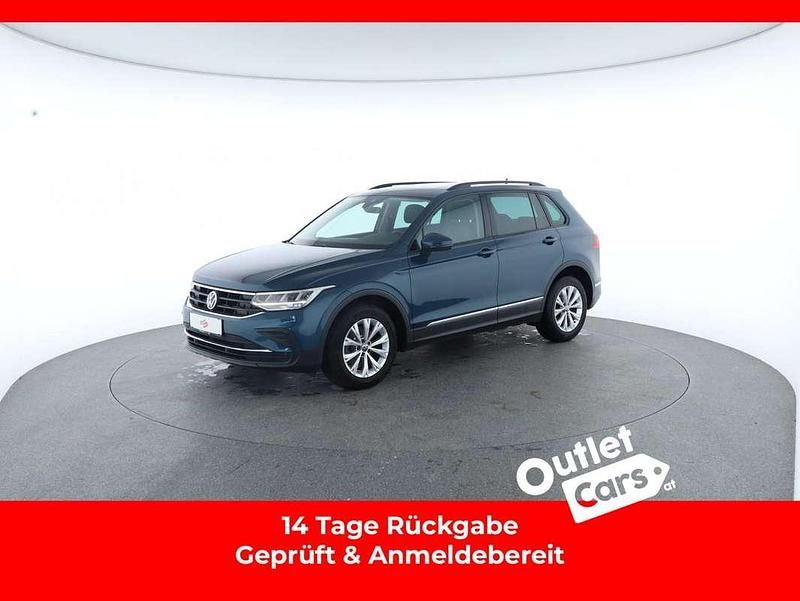 Gebraucht VW Tiguan Life 122 PS (89 kW) 2021 Blau SUV