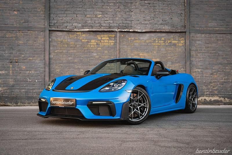 Gebraucht Porsche 718 Spyder 500 PS (367 kW) 2024 Blau Cabrio