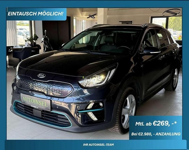 Blau Gebraucht 2020 Kia e-Niro Gold SUV | € 18.900 (Etwas zu teuer) - Bild 1/4