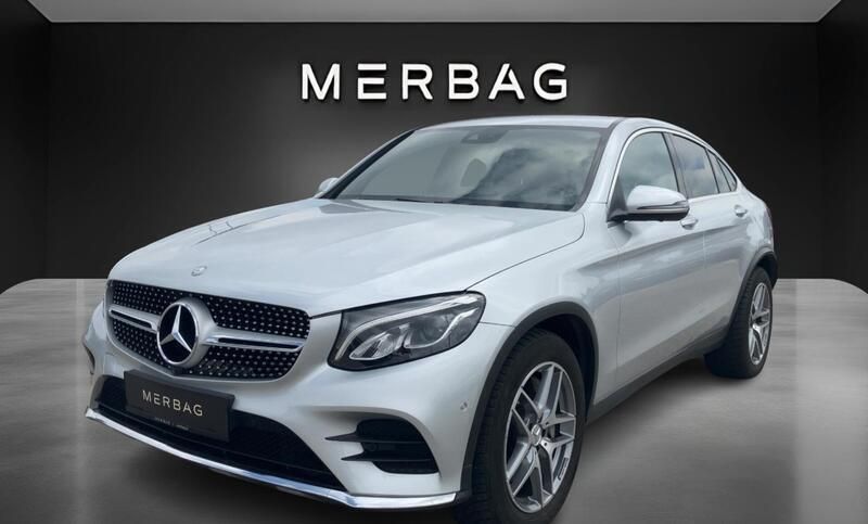 Iridiumsilber metallic Gebraucht 2017 Mercedes GLC220 AMG line Coupé | € 36.990 (Fairer Preis) - Bild 1/4
