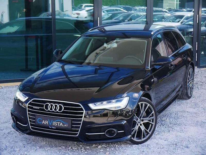 Schwarz Gebraucht 2015 Audi A6 S-Line Kombi | € 21.390 (Superpreis) - Bild 1/4