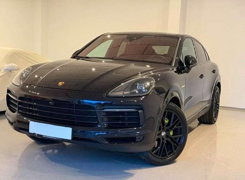 Schwarz Gebraucht 2021 Porsche Cayenne E-Hybrid Coupe Coupé | € 74.800 - Bild 1/4