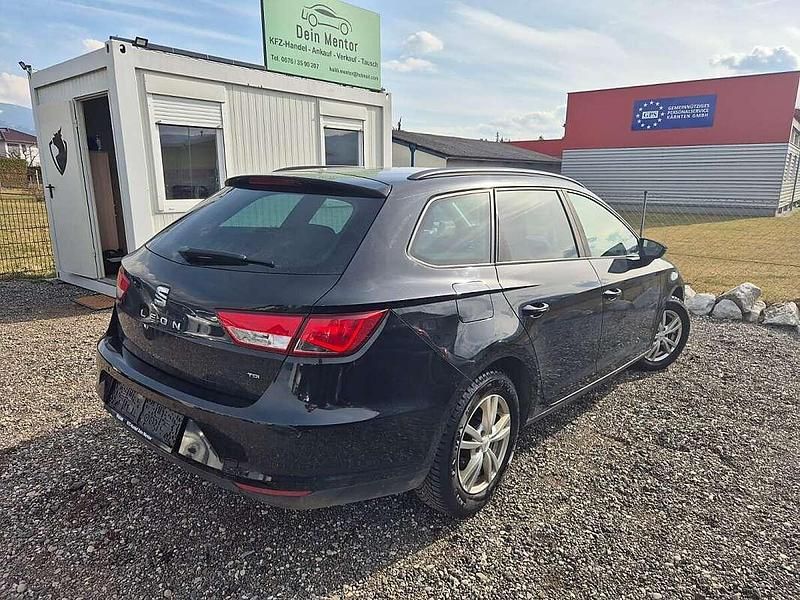 Gebraucht Seat Leon ST Reference 105 PS (77 kW) 2014 Schwarz Kombi