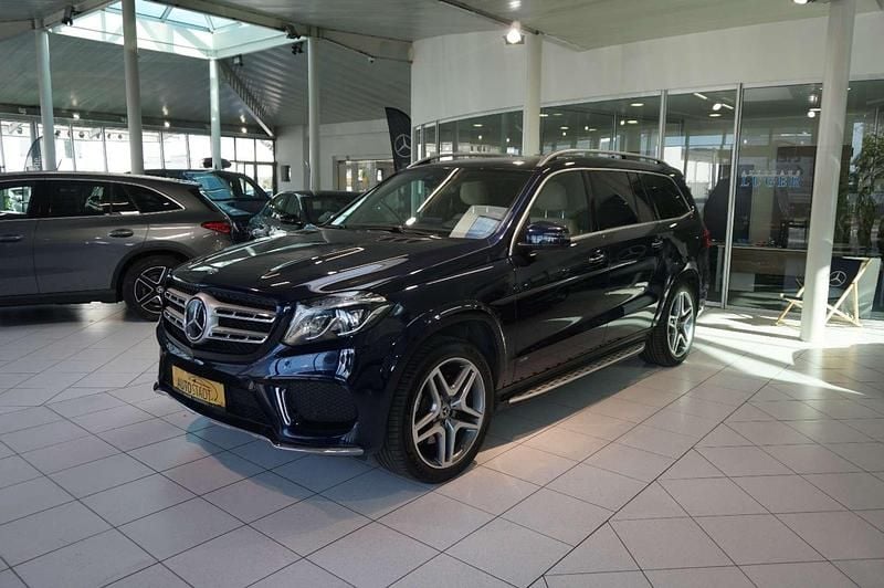 Blau Gebraucht 2017 Mercedes GLS500 AMG SUV | € 45.890 - Bild 1/4