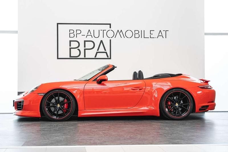 Gebraucht Porsche 911 Carrera 4S Cabriolet 420 PS (308 kW) 2017 Orange Cabrio