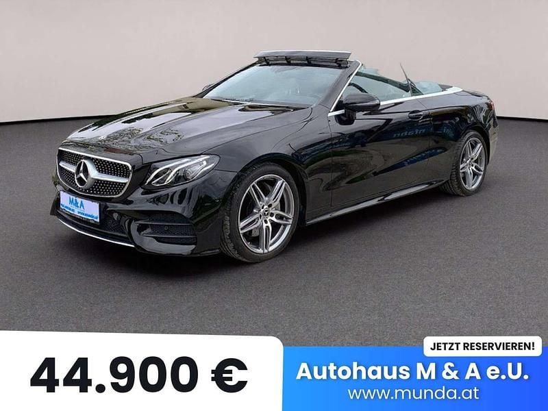 Gebraucht Mercedes E220 AMG line 194 PS (142 kW) 2019 Schwarz Cabrio