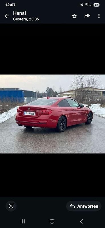 Gebraucht BMW 430 Sport Line 252 PS (185 kW) 2017 Rot Coupé