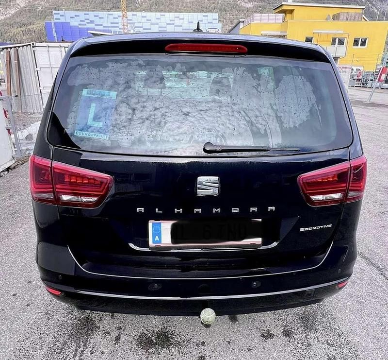 Gebraucht Seat Alhambra 116 PS (85 kW) 2016 Schwarz Van / Kleinbus