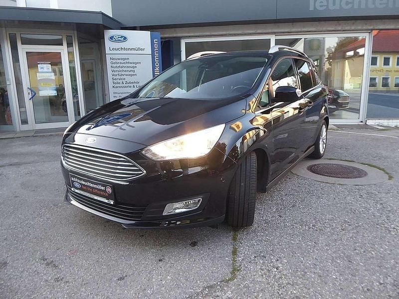 Gebraucht Ford Grand C-Max Titanium 120 PS (88 kW) 2017 Schwarz Van / Kleinbus