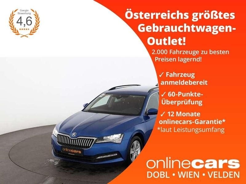 Blau Gebraucht 2020 Skoda Superb Ambition Kombi | € 18.890 (Guter Preis) - Bild 1/4
