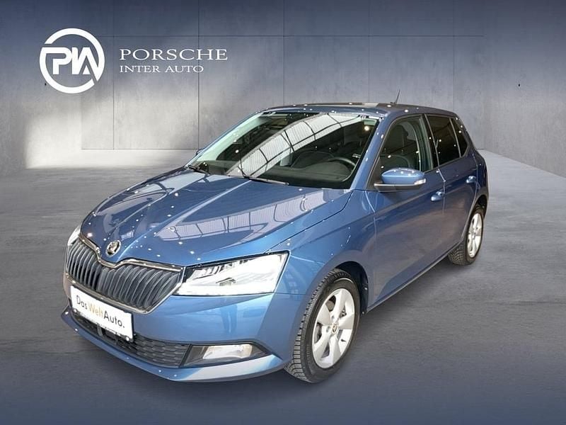 Blau Gebraucht 2021 Skoda Fabia Ambition Limousine | € 13.860 (Guter Preis) - Bild 1/4