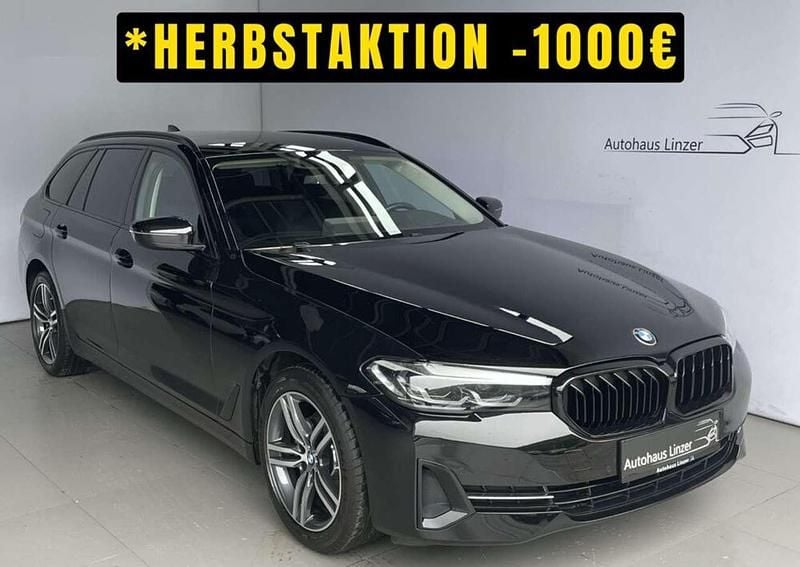 Schwarz Gebraucht 2021 BMW 520 Performance Kombi | € 33.890 (Fairer Preis) - Bild 1/4