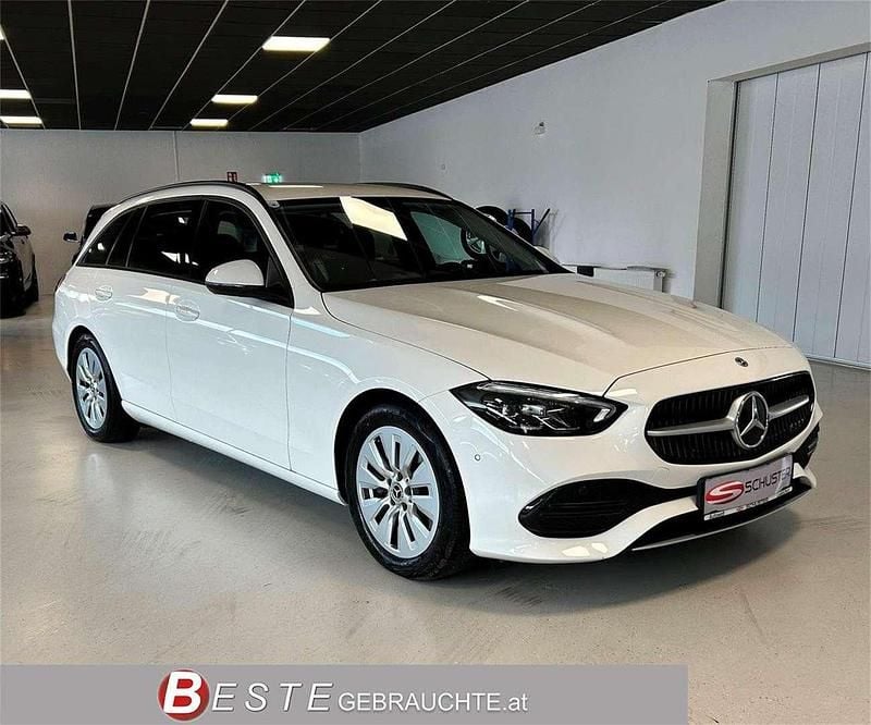 Weiss Gebraucht 2022 Mercedes C200 Kombi | € 25.990 (Superpreis) - Bild 1/4