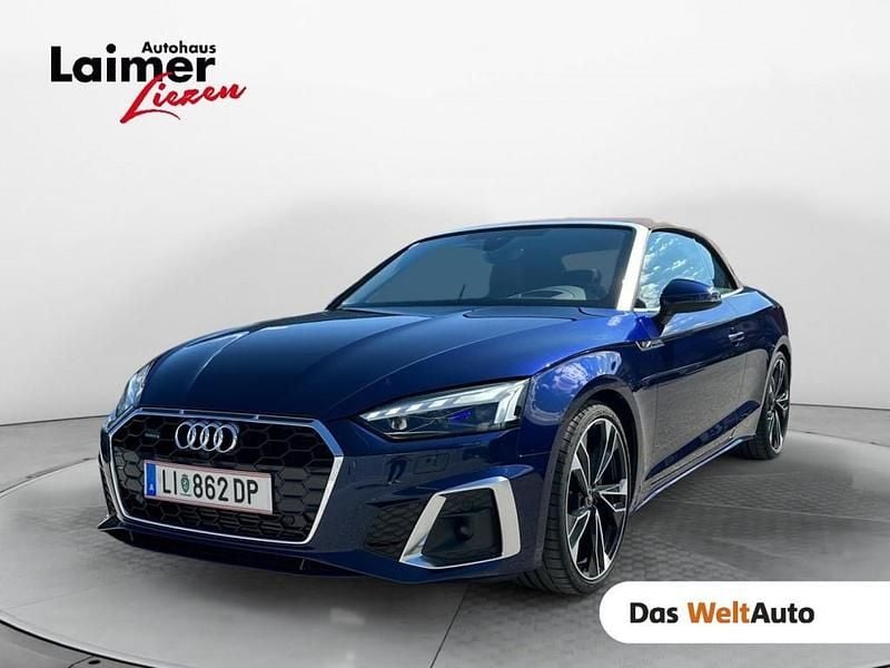 Dunkelblau metallic Gebraucht 2023 Audi A5 Cabriolet S-Line Cabrio | € 59.980 - Bild 1/4