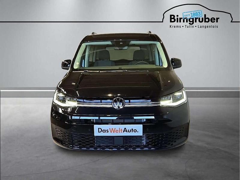 Neu VW Caddy Maxi Dark Label 122 PS (89 kW) 2025 Schwarz  metallicperleffektno Van / Kleinbus