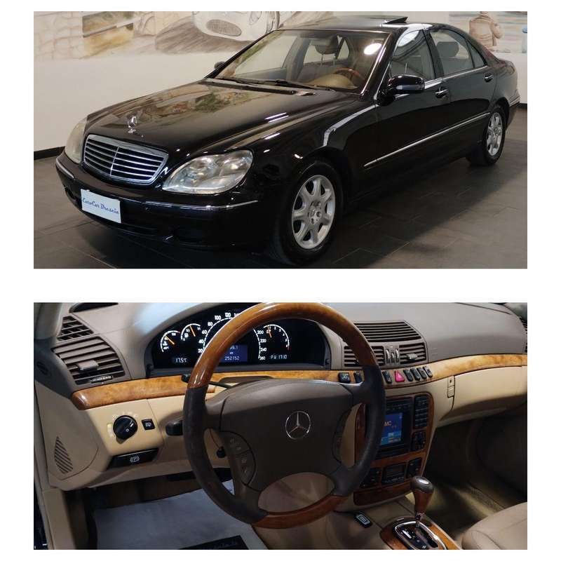 Schwarz Gebraucht 2000 Mercedes S500 Limousine | € 12.900 - Bild 1/4