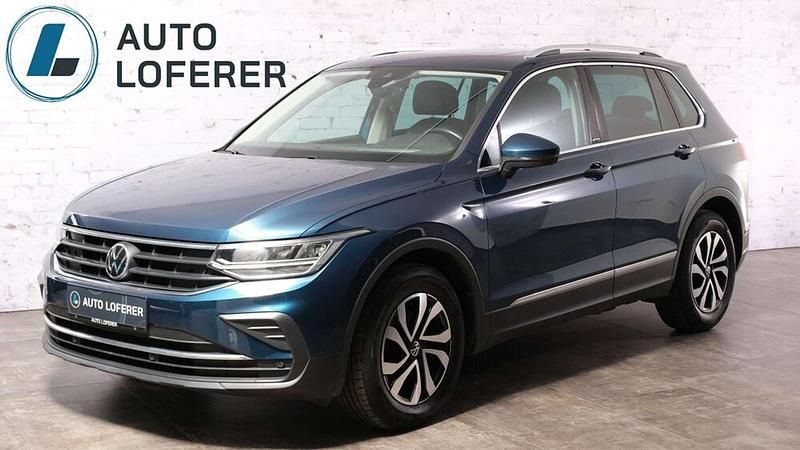 Gebraucht VW Tiguan Life 122 PS (89 kW) 2021 Blau SUV