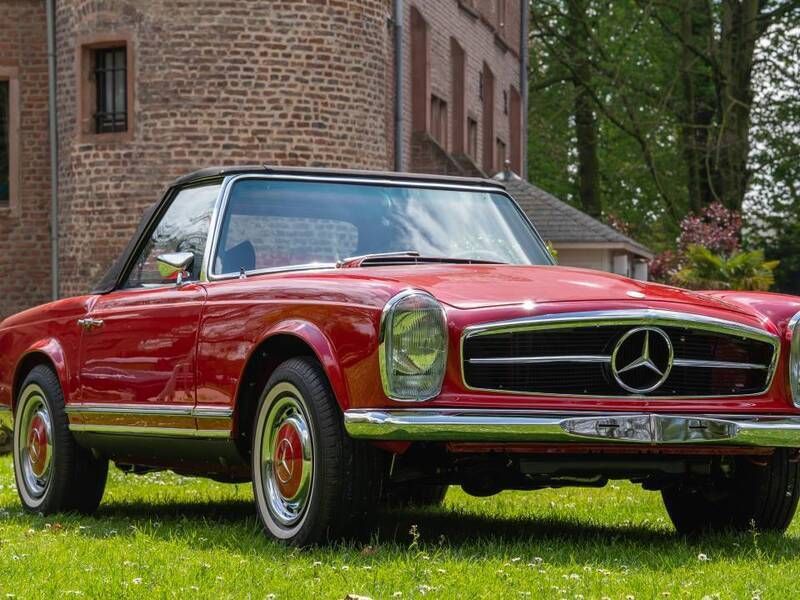 Gebraucht Mercedes SL280 170 PS (125 kW) 1969 Rot Cabrio