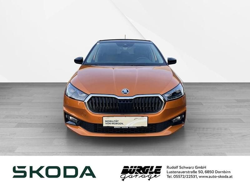 Gebraucht Skoda Fabia Style 95 PS (69 kW) 2022 Mittelorange  metallic Kleinwagen