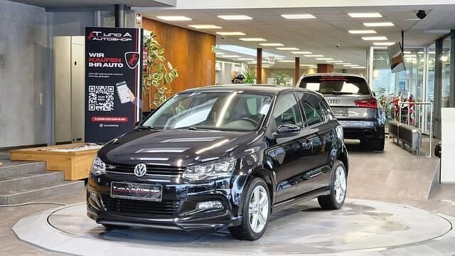 Gebraucht VW Polo R-line 60 PS (44 kW) 2015 Schwarz Limousine