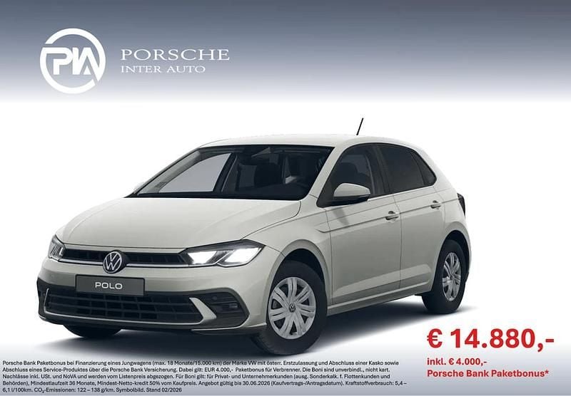Neu VW Polo 80 PS (58 kW) 2026 Mittelgrau  normal Kleinwagen