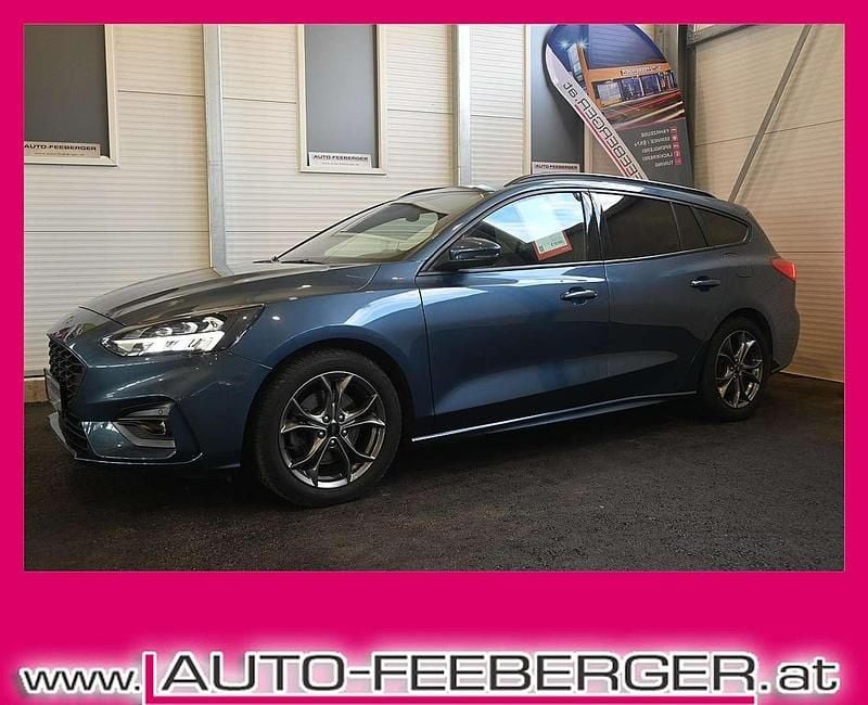 Blau Gebraucht 2021 Ford Focus ST-Line Kombi | € 19.990 (Etwas zu teuer) - Bild 1/4