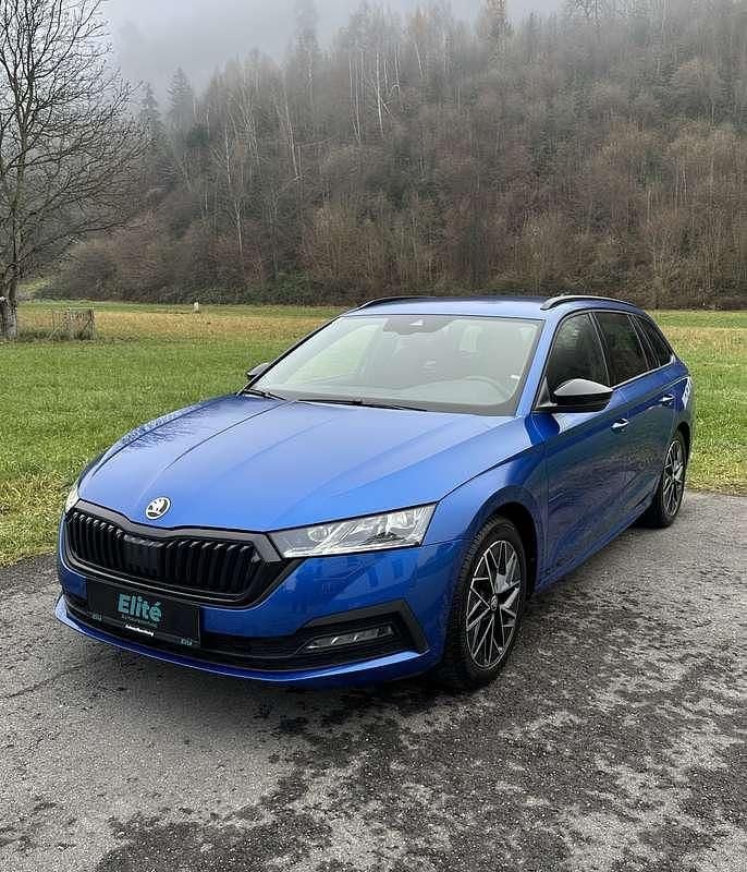 Blau Gebraucht 2023 Skoda Octavia SportLine Kombi | € 28.290 (Fairer Preis) - Bild 1/4