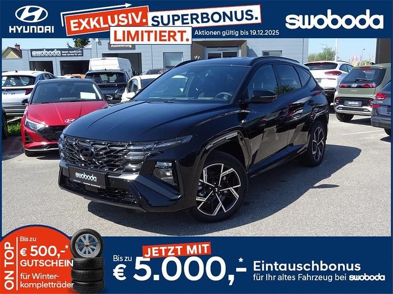 Abyss black schwarz Gebraucht 2025 Hyundai Tucson N Line SUV | € 44.480 (Teuer) - Bild 1/3