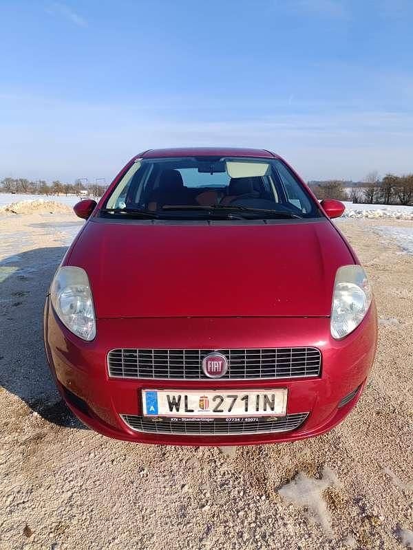 Gebraucht Fiat Grande Punto 75 PS (55 kW) 2008 Rot Kleinwagen