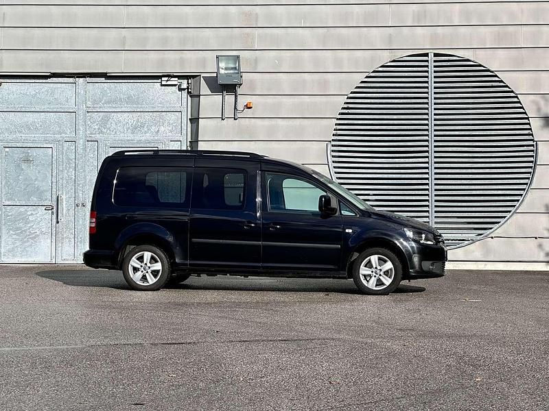 Schwarz Gebraucht 2012 VW Caddy Maxi Comfortline Van / Kleinbus | € 5.650 - Bild 1/4