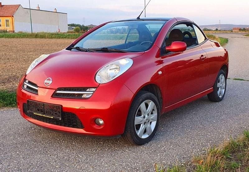 Rot Gebraucht 2006 Nissan Micra C+C Cabrio | € 2.450 - Bild 1/4