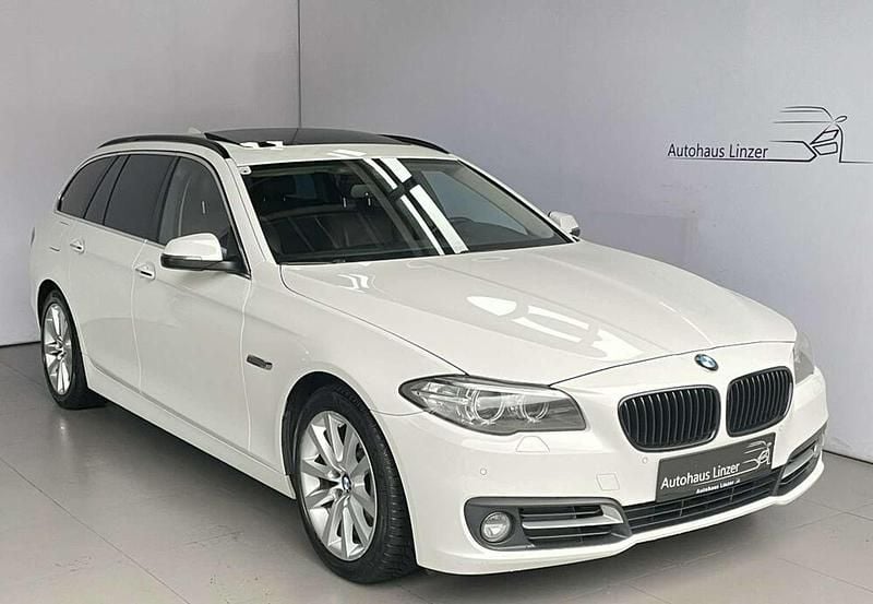 Weiß Gebraucht 2014 BMW 520 Comfort Edition Kombi | € 8.990 (Superpreis) - Bild 1/2