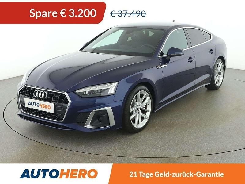 Blau Gebraucht 2021 Audi A5 S-Line Coupé | € 34.290 (Fairer Preis) - Bild 1/3