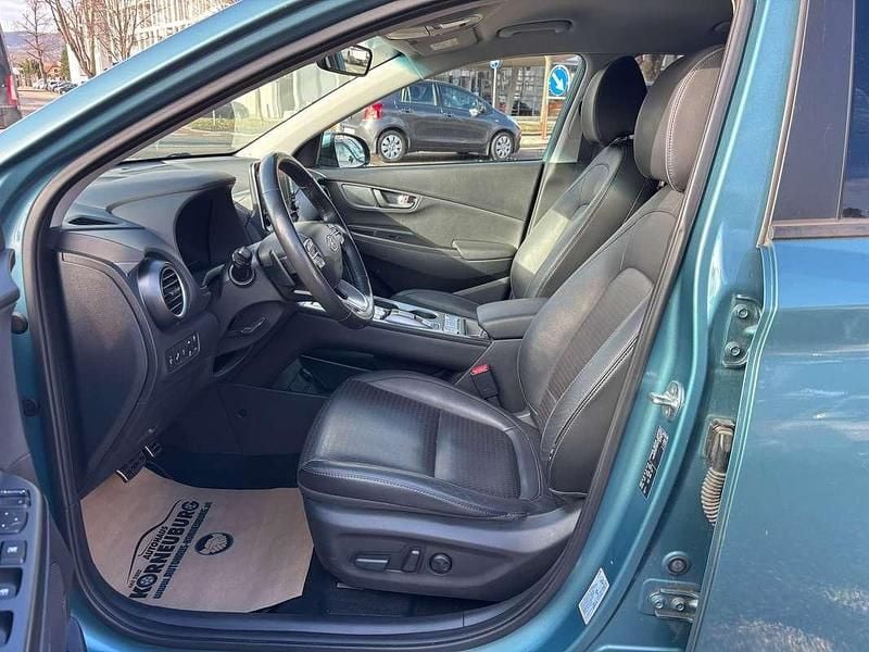 Gebraucht Hyundai Kona Premium 150 kW (204 PS) 2021 Blau SUV
