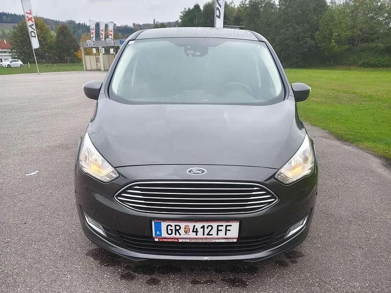 Grau Gebraucht 2016 Ford Grand C-Max Titanium Van / Kleinbus | € 9.200 (Fairer Preis) - Bild 1/4