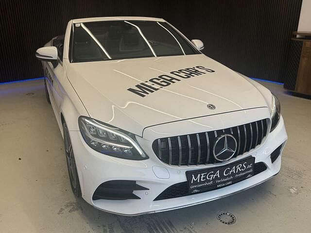 Gebraucht Mercedes C220 AMG line 194 PS (142 kW) 2019 Weiß Cabrio