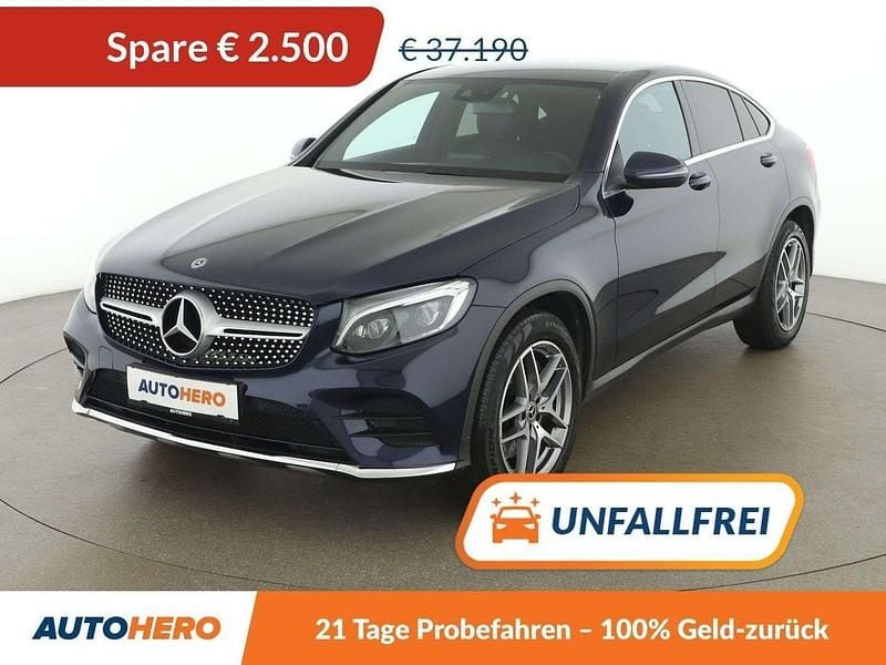 Blau Gebraucht 2019 Mercedes GLC250 AMG line SUV | € 34.690 (Fairer Preis) - Bild 1/3