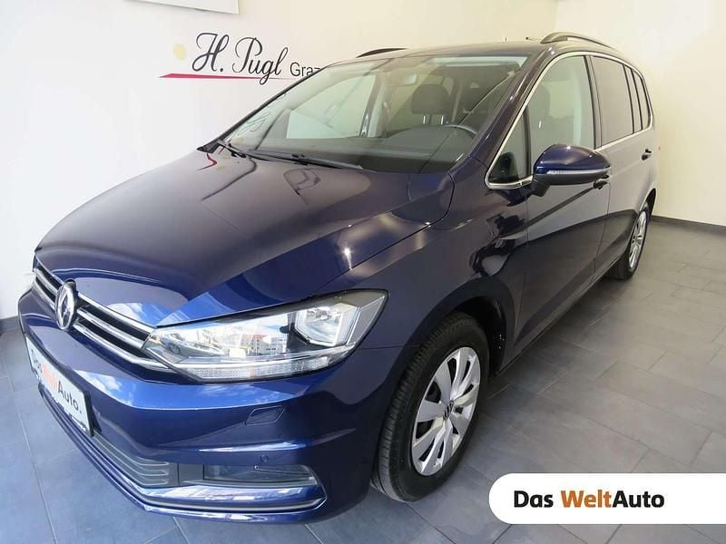 Dunkelblau metallic Gebraucht 2022 VW Touran Comfortline Van / Kleinbus | € 29.990 (Fairer Preis) - Bild 1/4