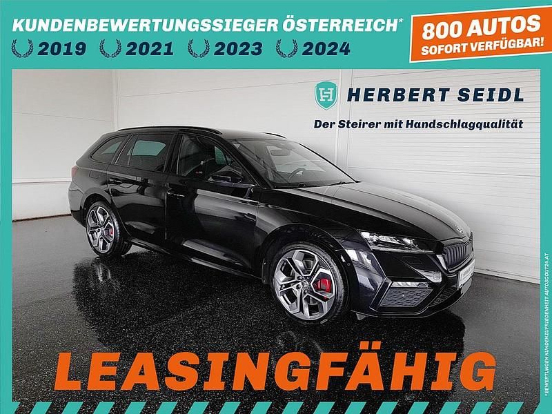 Schwarz Gebraucht 2022 Skoda Octavia RS Kombi | € 30.880 (Teuer) - Bild 1/4