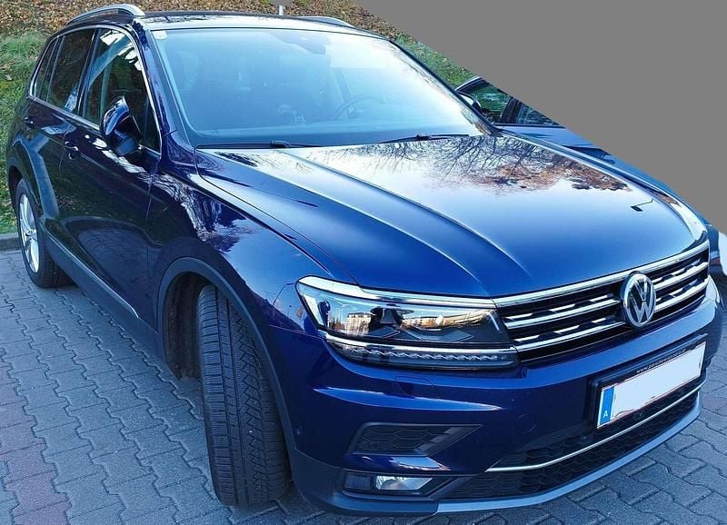 Blau Gebraucht 2018 VW Tiguan Highline SUV | € 22.000 (Guter Preis) - Bild 1/4