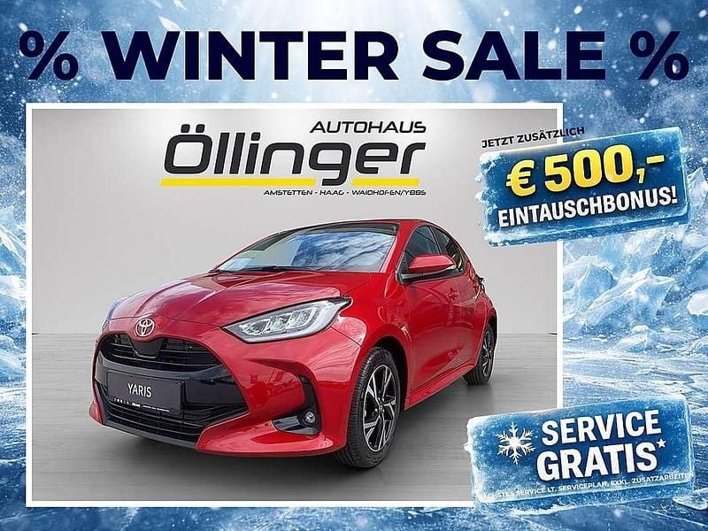 Rot Neu 2025 Toyota Yaris Hybrid Active Limousine | € 24.530 (Superpreis) - Bild 1/4