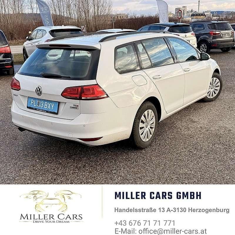 Gebraucht VW Golf VII Trendline 110 PS (80 kW) 2016 Weiß Kombi