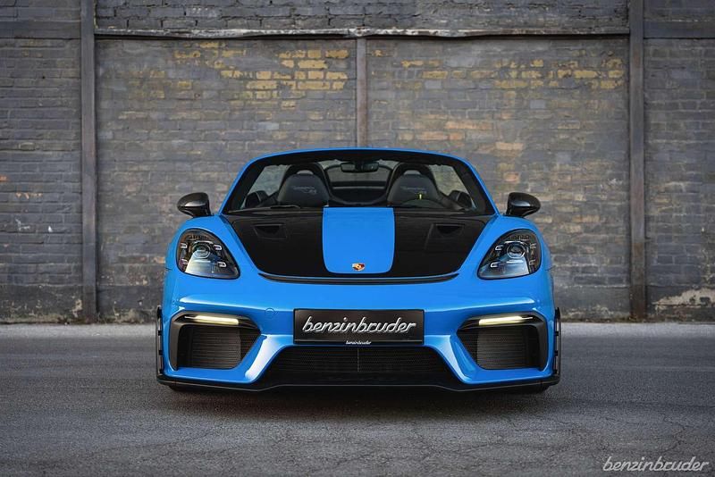 Gebraucht Porsche 718 Spyder 500 PS (367 kW) 2024 Blau Cabrio