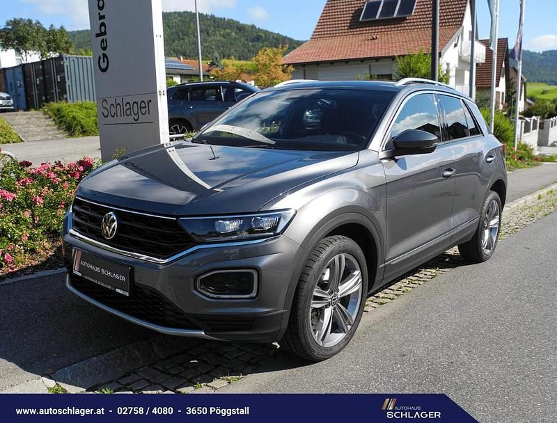 Dunkelgrau metallic Gebraucht 2021 VW T-Roc Sport SUV | € 25.990 (Etwas zu teuer) - Bild 1/4