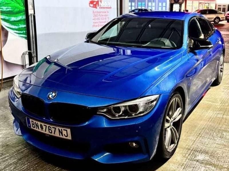 Blau Gebraucht 2015 BMW 420 Gran Coupé Sport Line Coupé | € 12.500 (Superpreis) - Bild 1/4