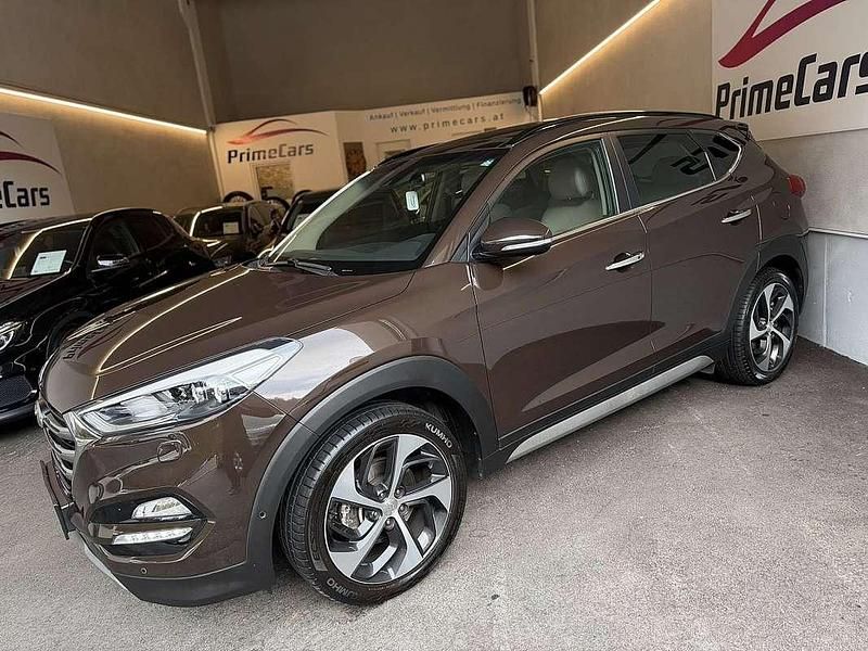 Gebraucht Hyundai Tucson 185 PS (136 kW) 2018 Braun SUV