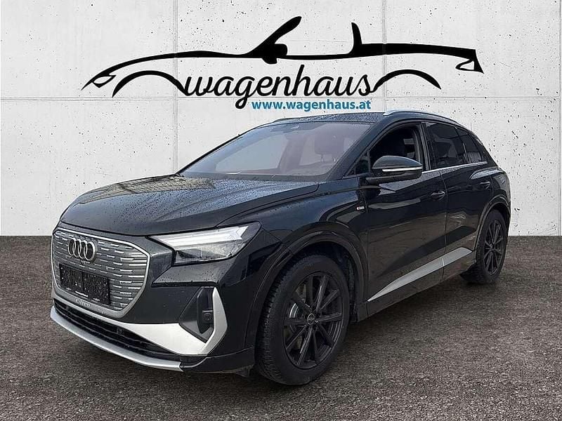 Gebraucht Audi Q4 e-tron S-Line 150 kW (204 PS) 2023 Schwarz SUV